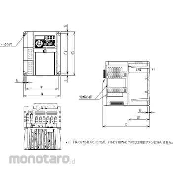 Beli Mitsubishi Electric Inverter Freqrol-D700 Series (3